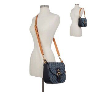 Coach Kleo Shoulder Bag 23 in Signature Denim